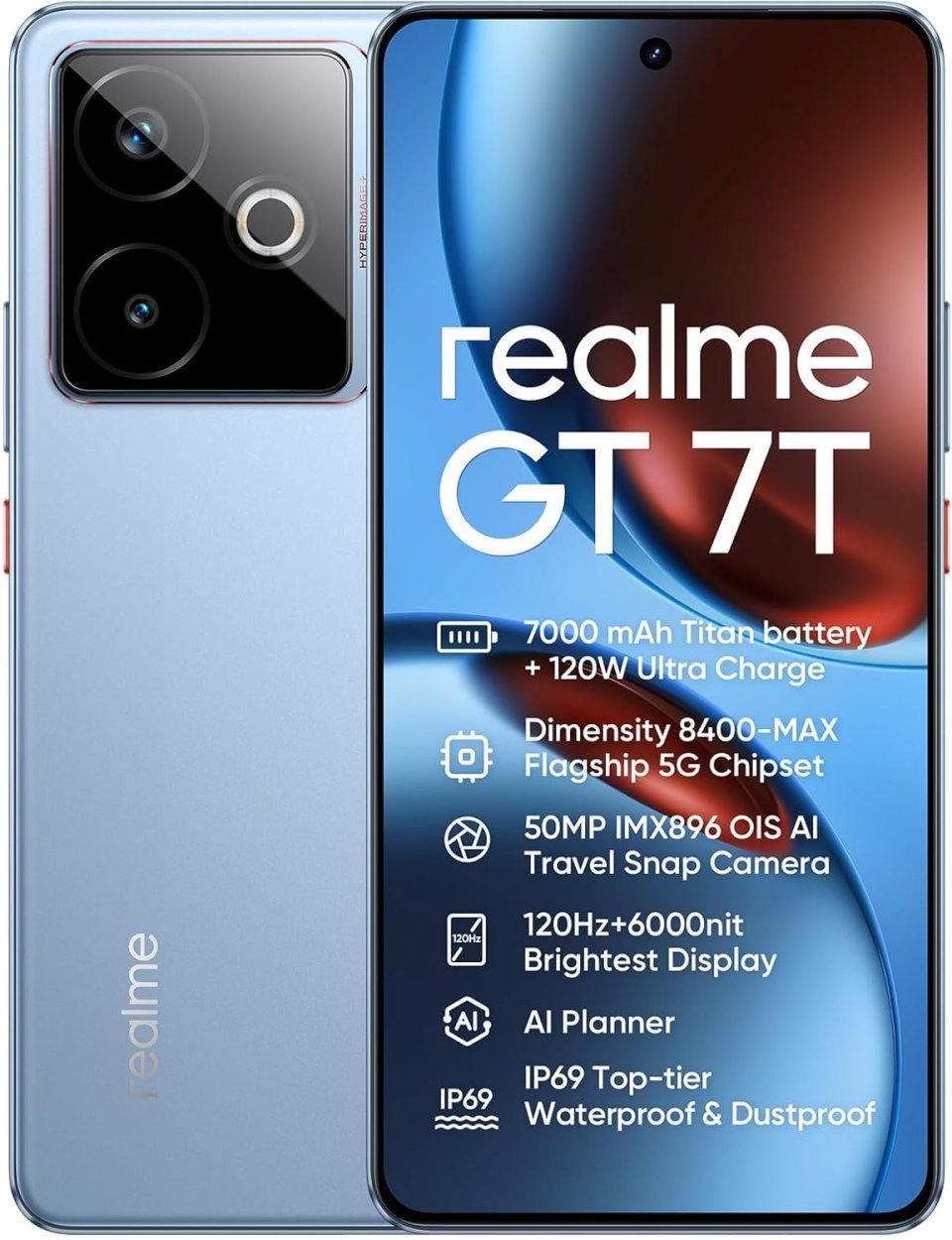 Realme Gt 7T - vue 2