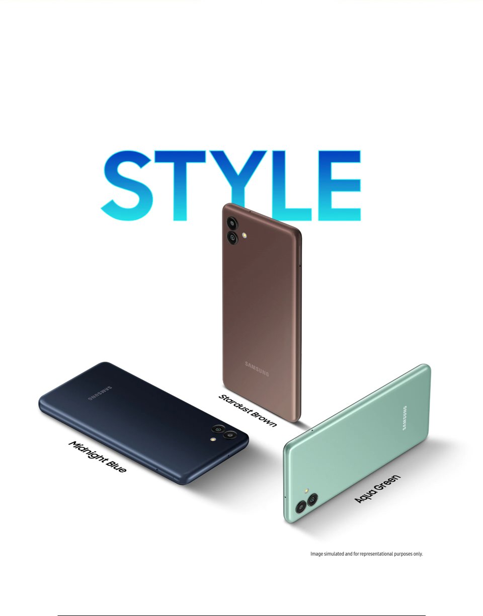 Samsung Galaxy M13 5G - vue 3