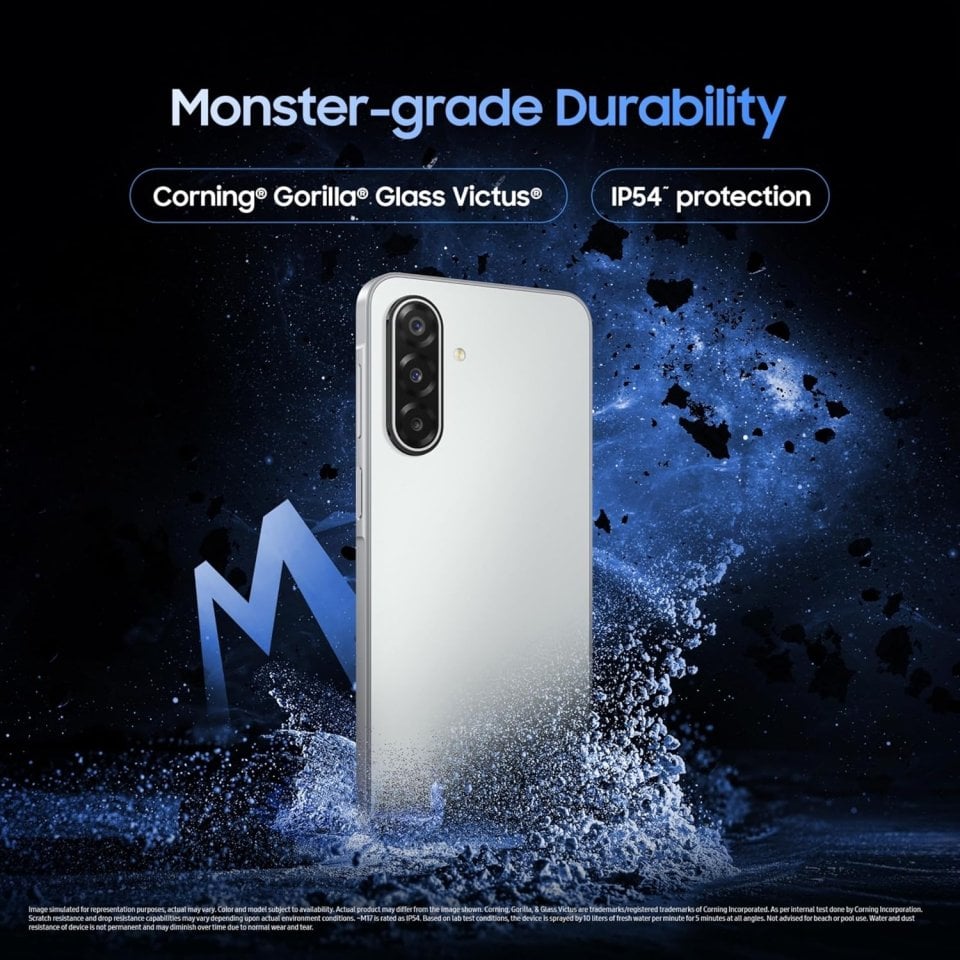 Samsung Galaxy M17 5G - vue 3