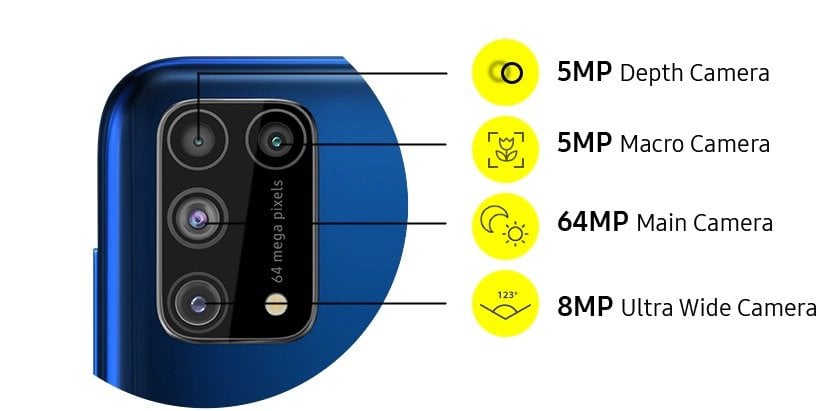 Samsung Galaxy M31 - vue 13